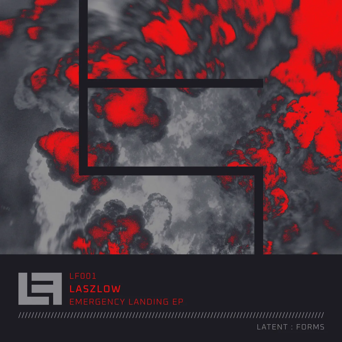 LF001 Emergency Landing EP by Laszlow, Latent Forms release cover art