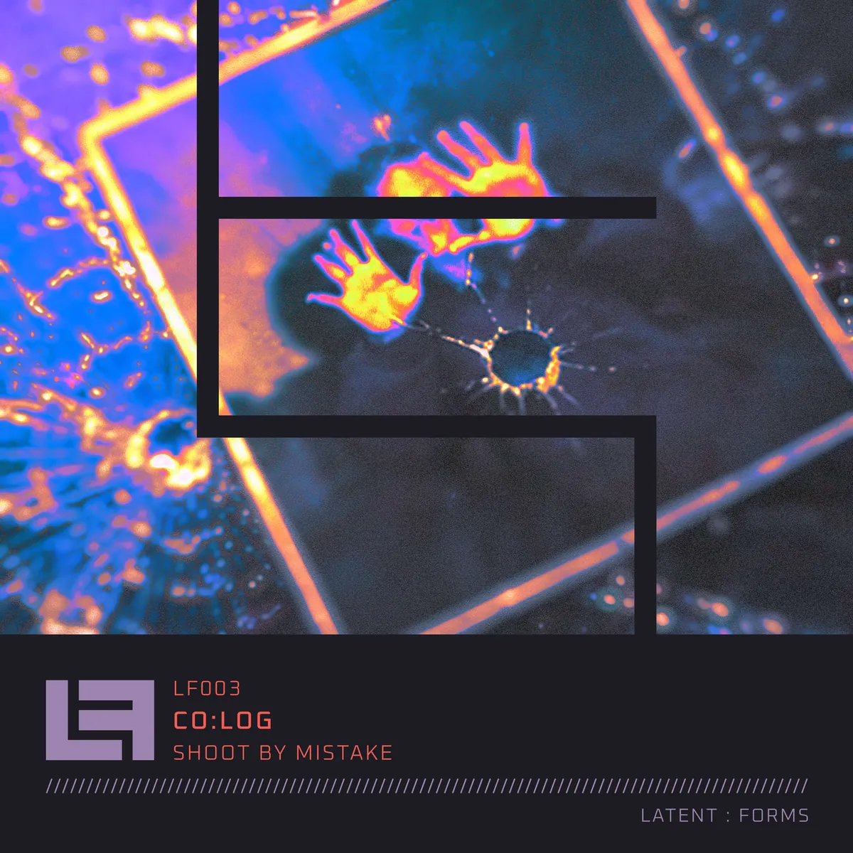 LF003 Shoot By Mistake EP by CO:LOG, Latent Forms release cover art